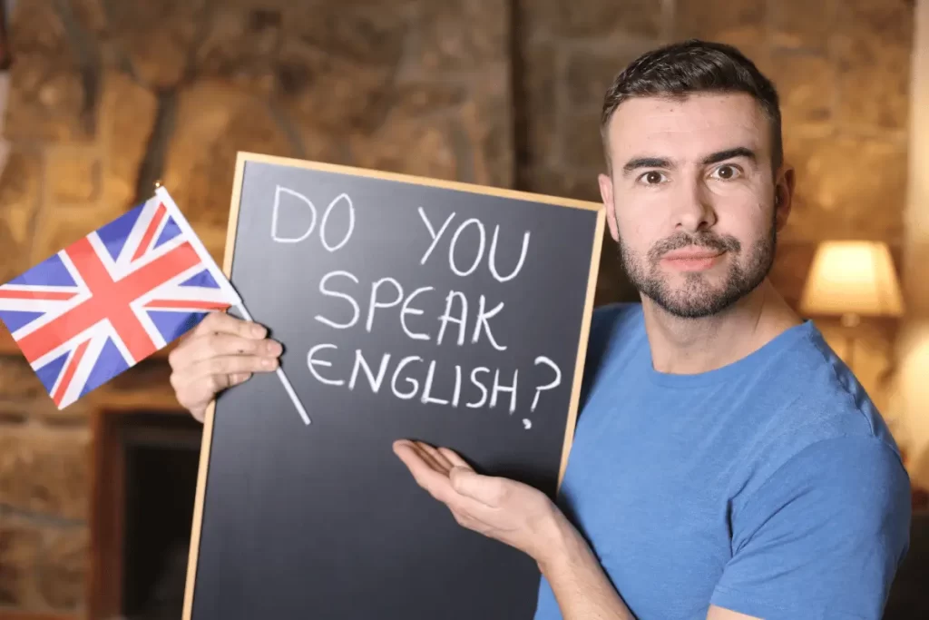 Docente lingua inglese che fa lezione