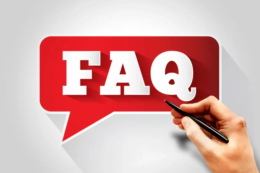 la scritta FAQ