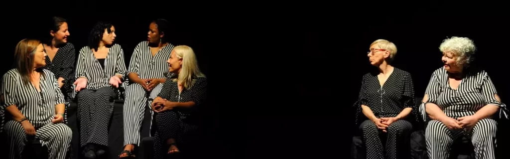 "Le Donne del Muro Alto", un momento di uno spettacolo