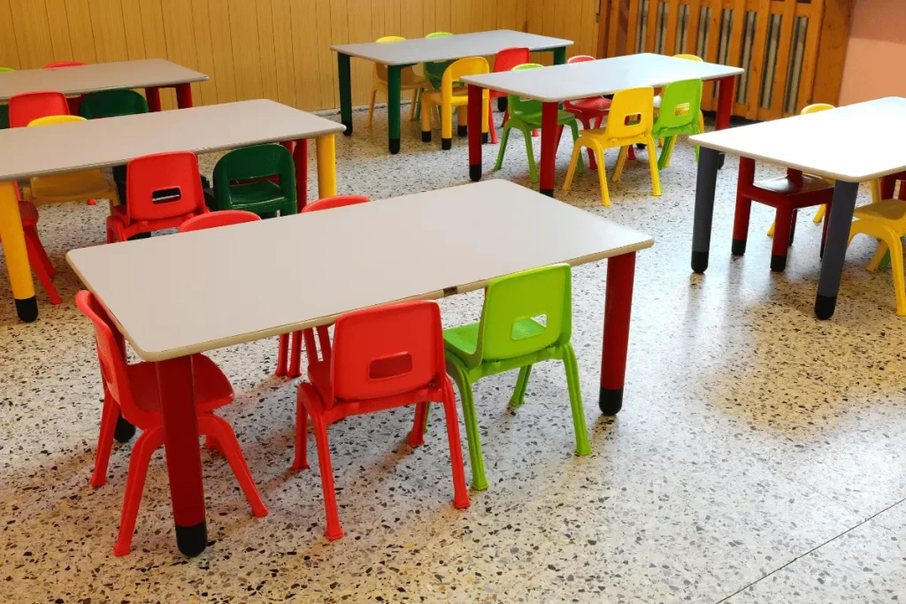 una classe della scuola dell'Infanzia
