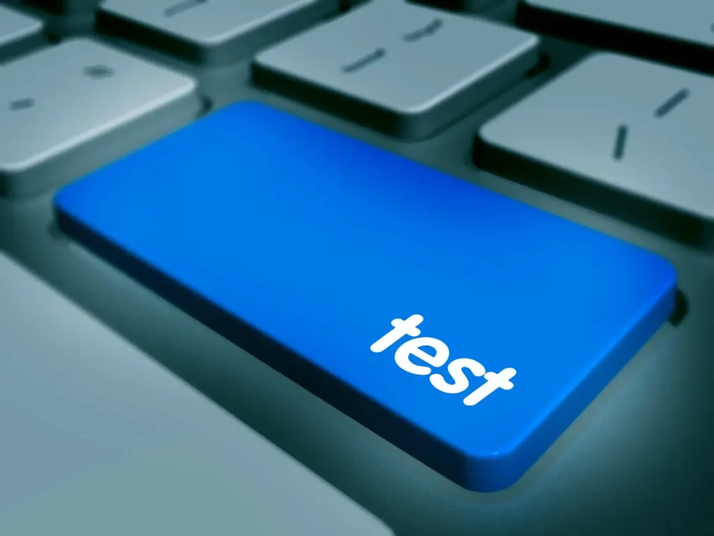 Test della prova scritta