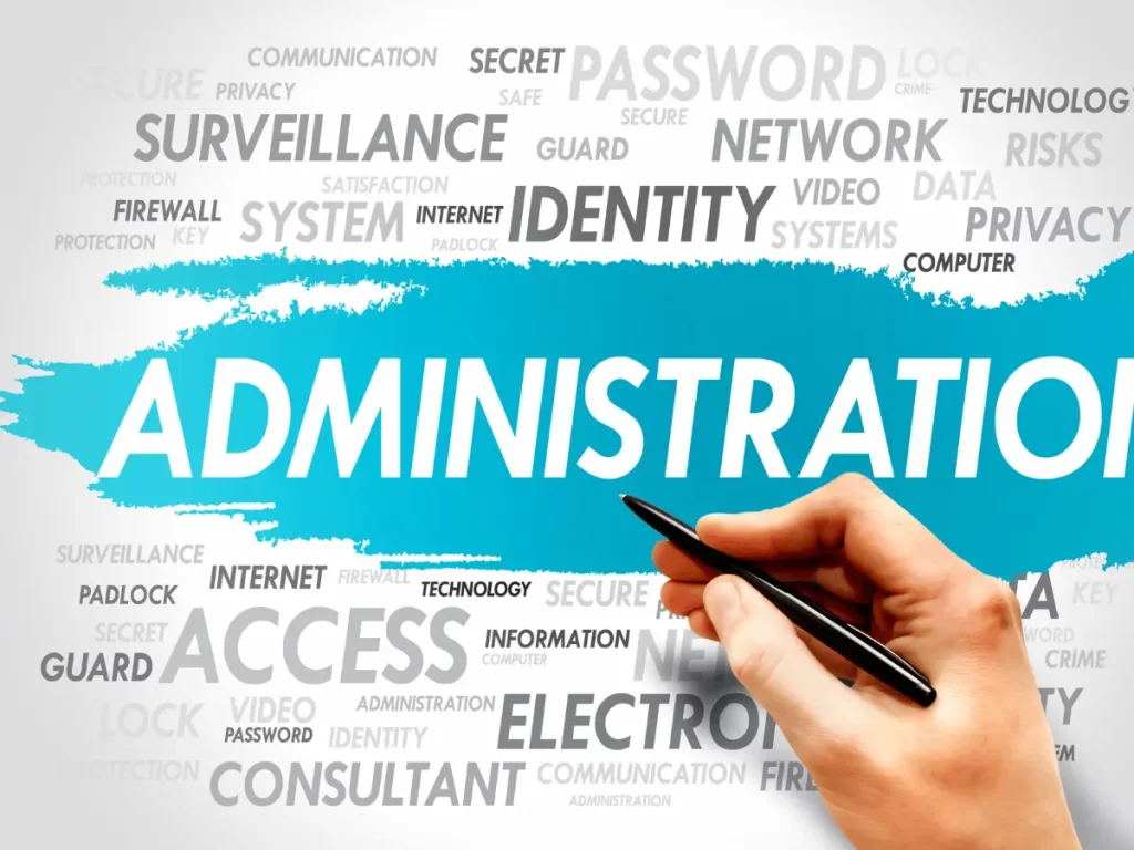 Scritta Amministrazione