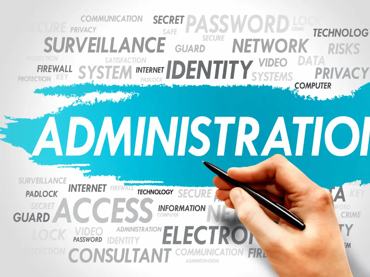 Scritta Amministrazione