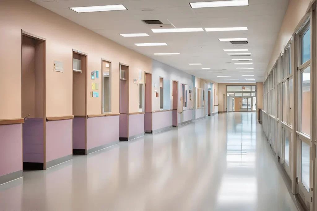 corridoio scolastico