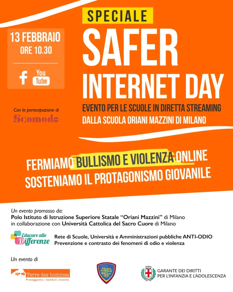 Safer Internet Day 2025, sicurezza digitale e prevenzione dell’odio online e del cyberbullismo