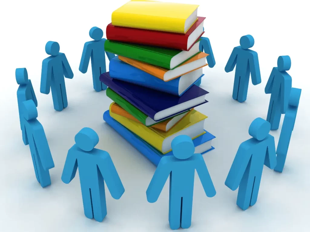 Docenti intorno a dei libri