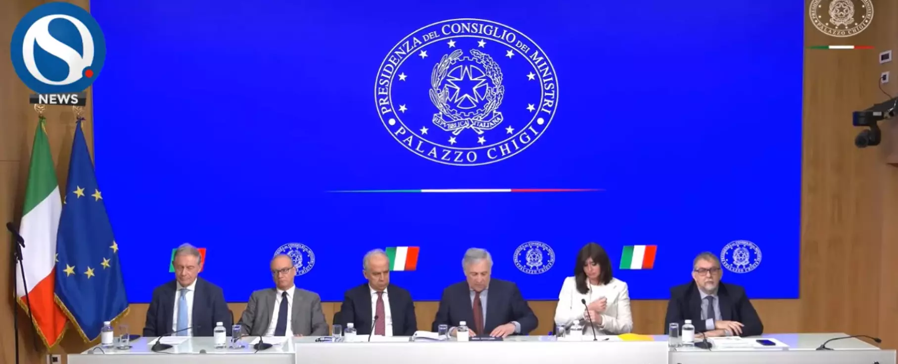 La conferenza stampa al termine del Consiglio dei Ministri
