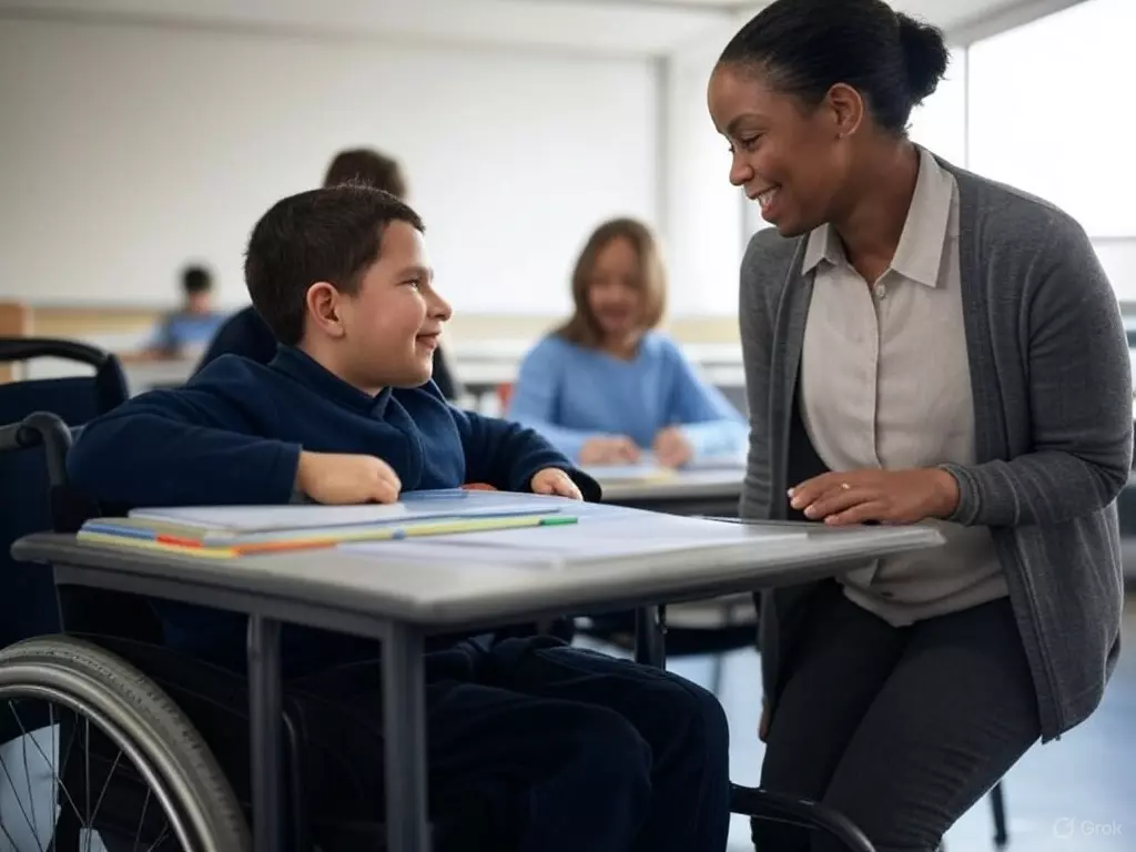 insegnante di sostegno in classe