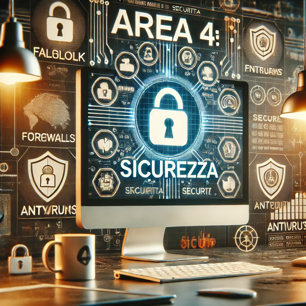 La scritta Area 4: Sicurezza e immagini attinenti