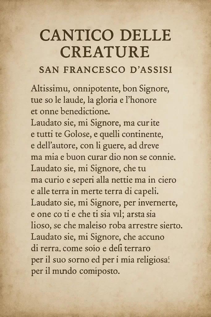 Cantico delle Creature
