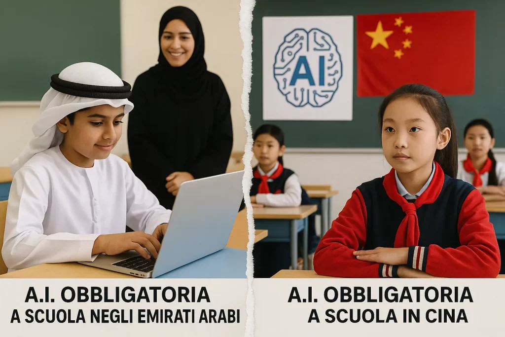 AI obbligatoria a scuola: la rivoluzione di Cina ed Emirati Arabi