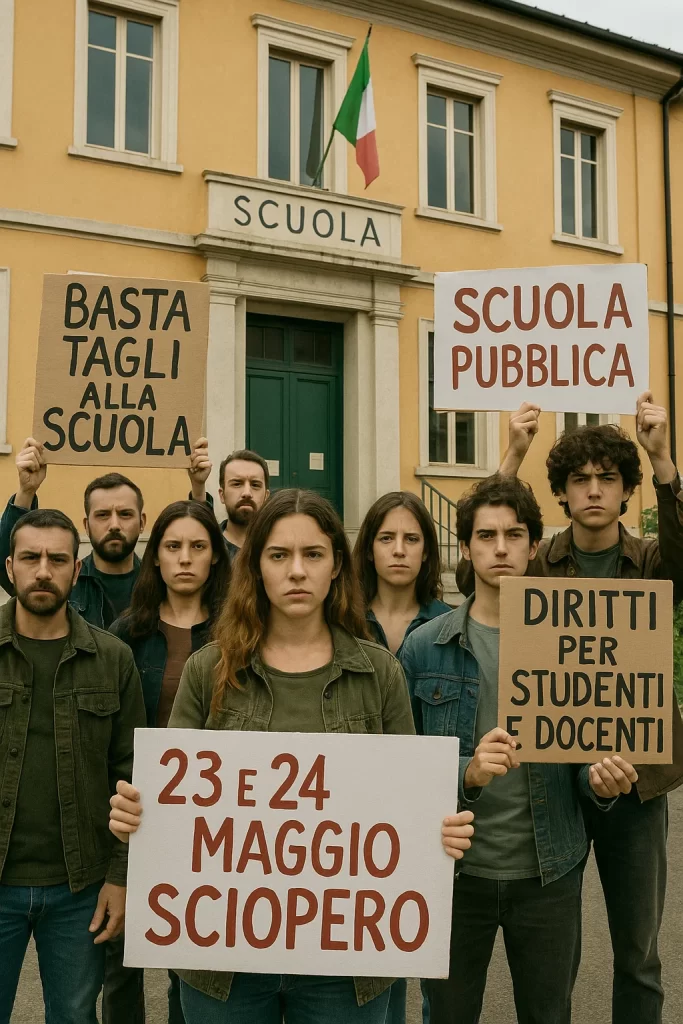 Sciopero nazionale del personale scolastico il 23 e 24 maggio 2025: cosa sapere