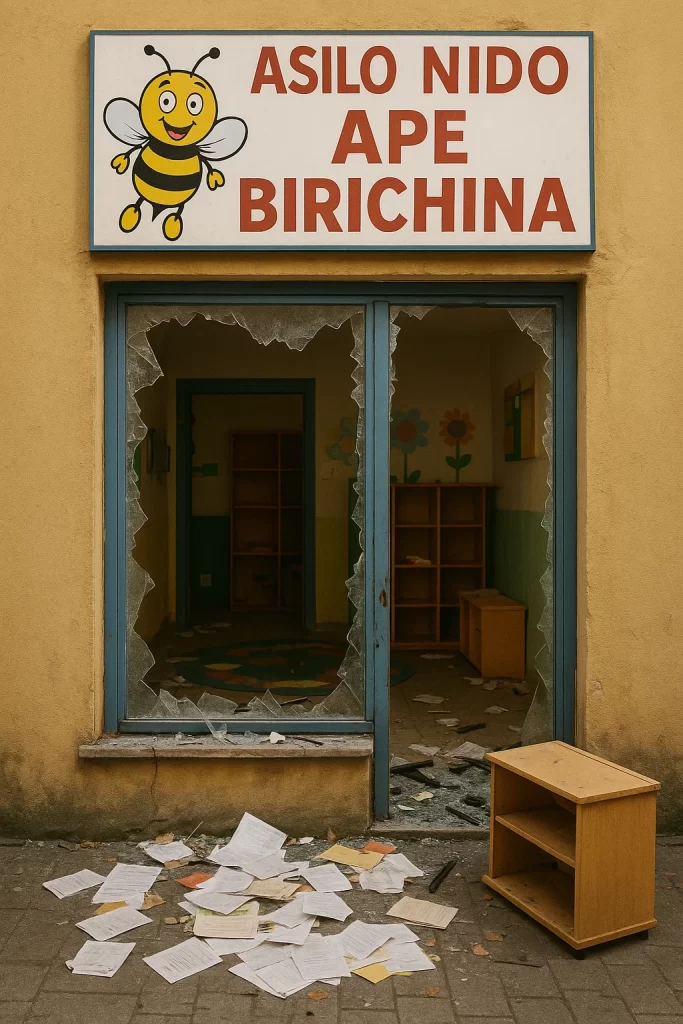 Furti e vandalismi al nido Ape Birichina di Roma: genitori in allarme e richieste di intervento