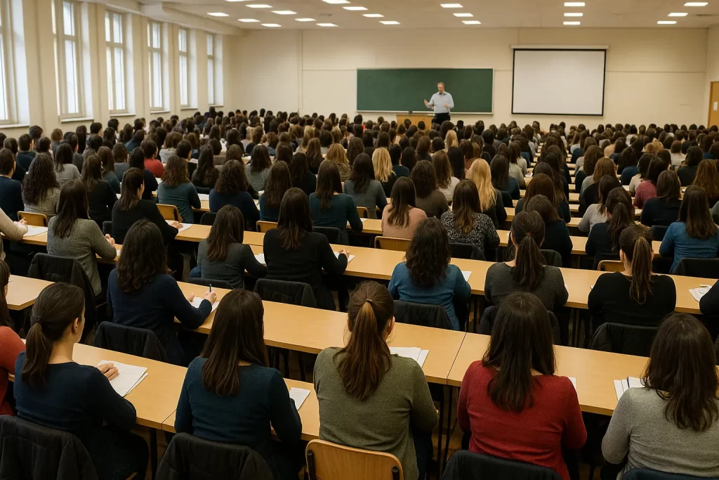 docenti un aula durante una lezione dei percorsi INDIRE