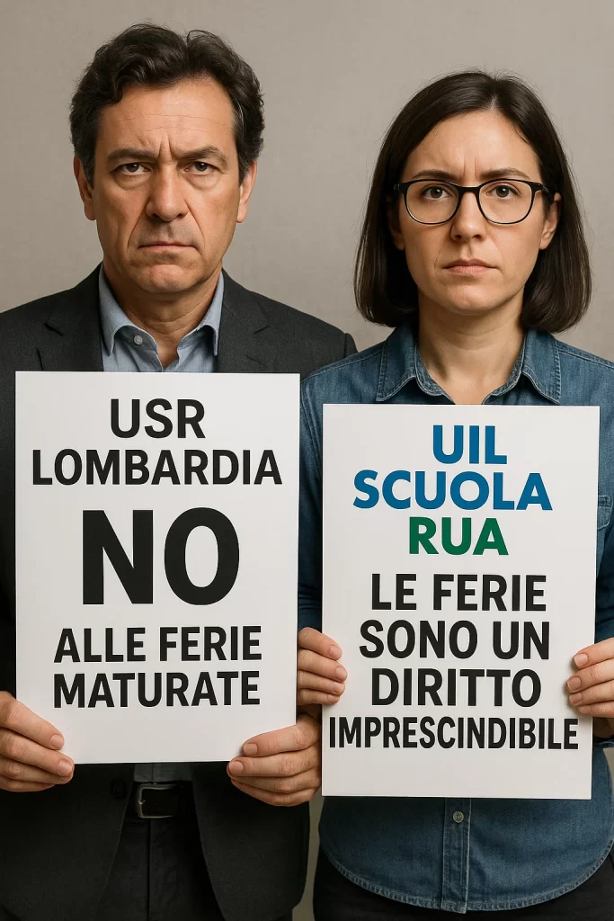 Rappresentanti USR Lombardia e sindacato UIL Scuola RUA