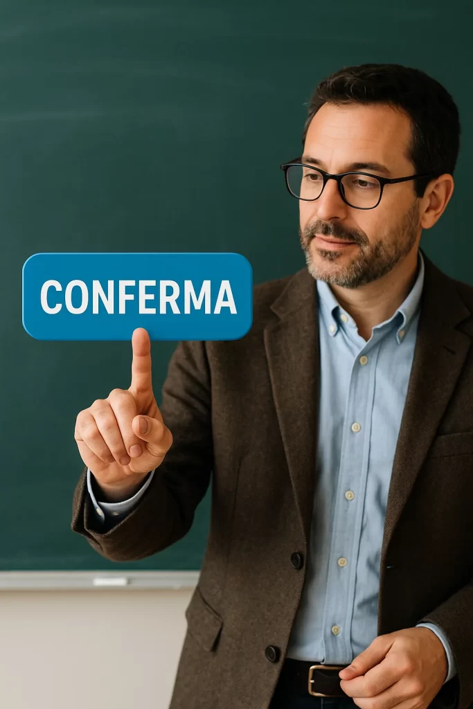 Docente di sostegno confermato