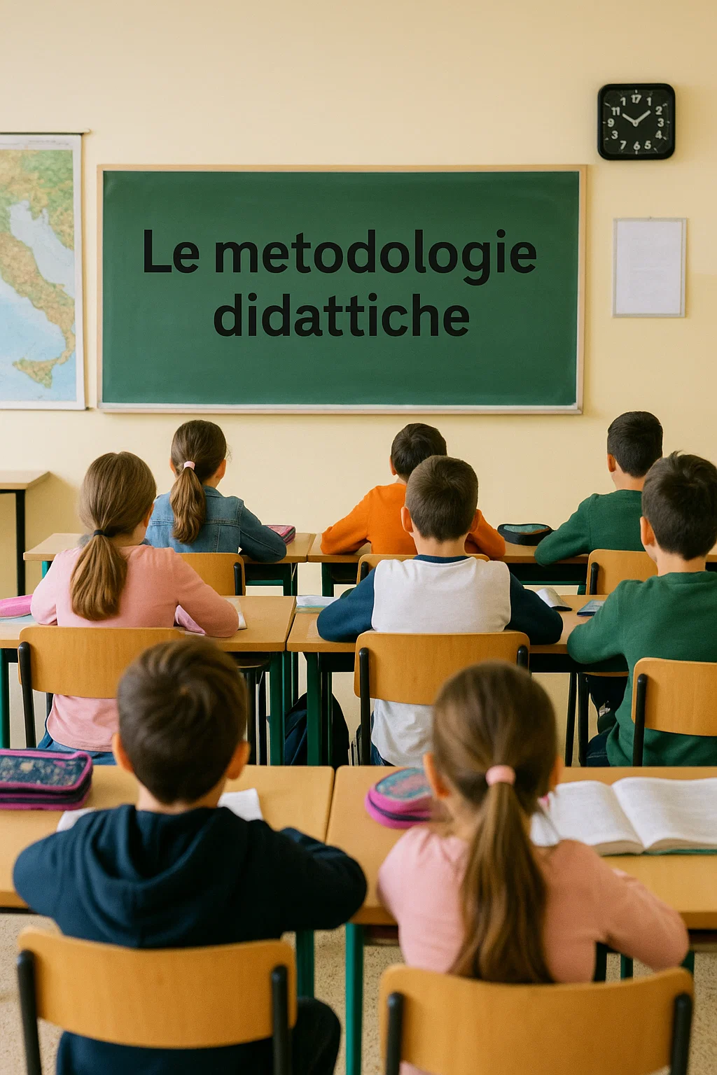 Classe con alunni