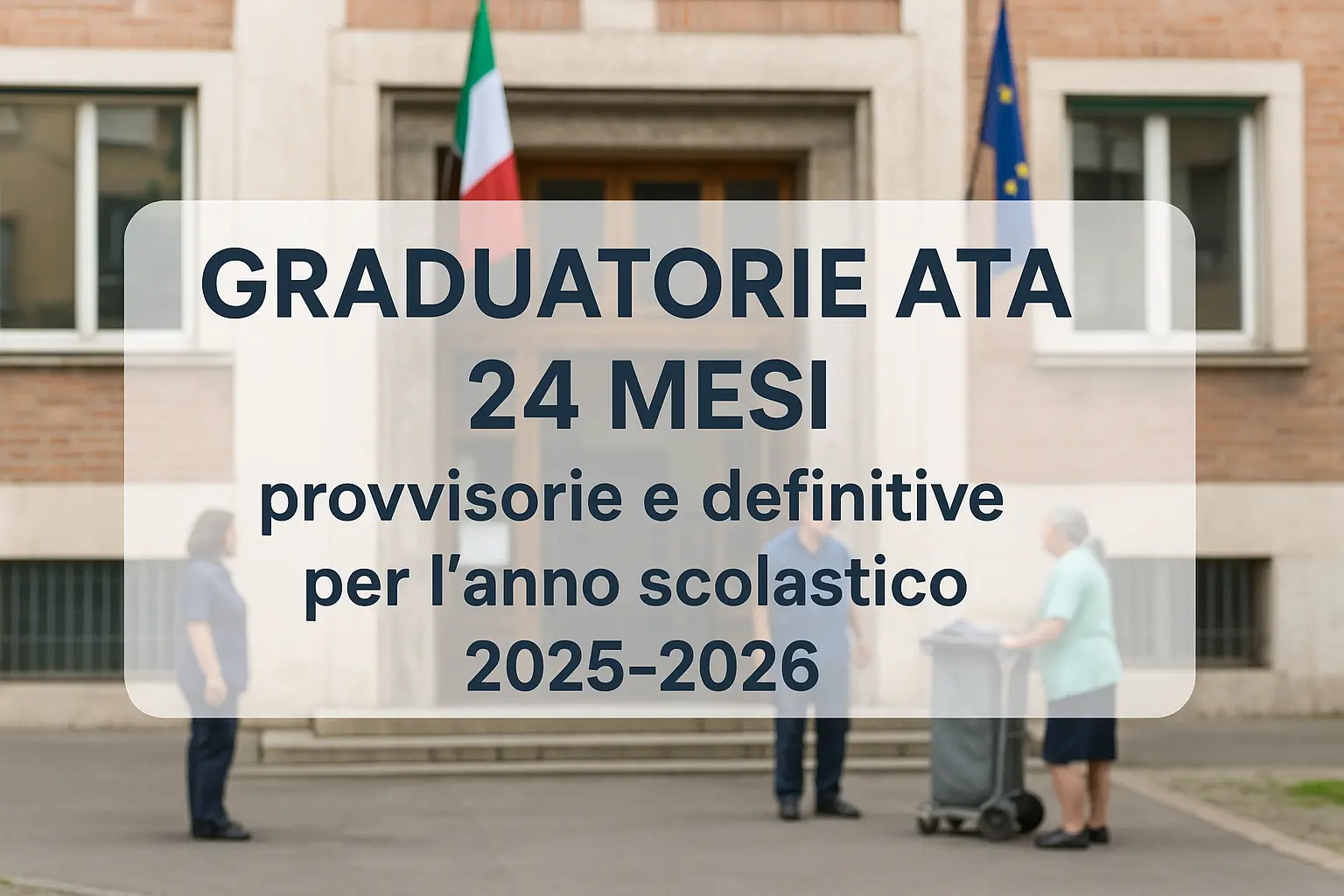 Graduatorie ATA 24 mesi provvisorie e definitive 2025-2026