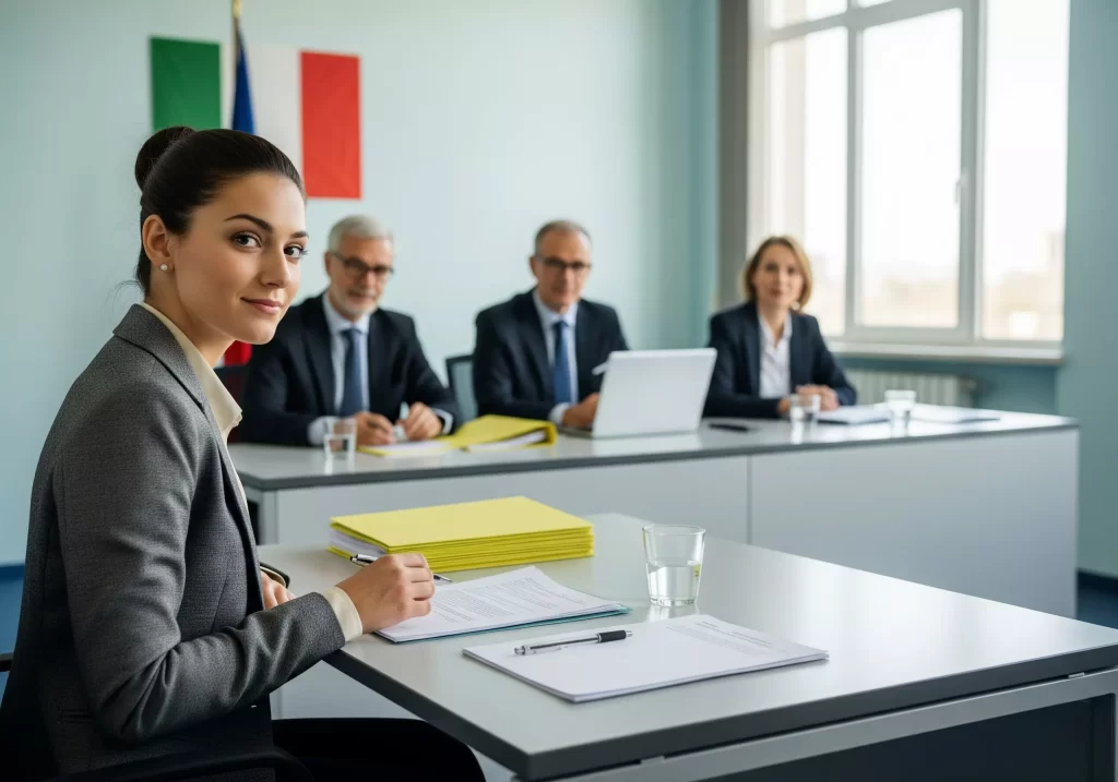Concorso Docenti Marche: una candidata durante la prova orale