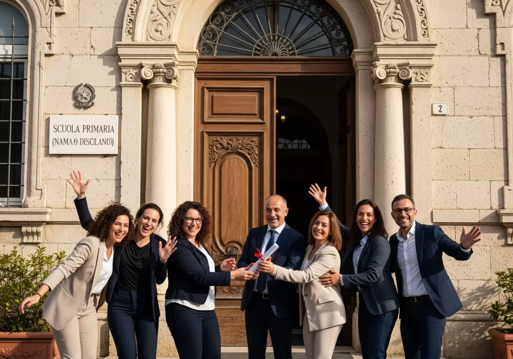 DDL Precariato Scuola: docenti precari esultano mentre il DS consegna loro il contratto di assunzione