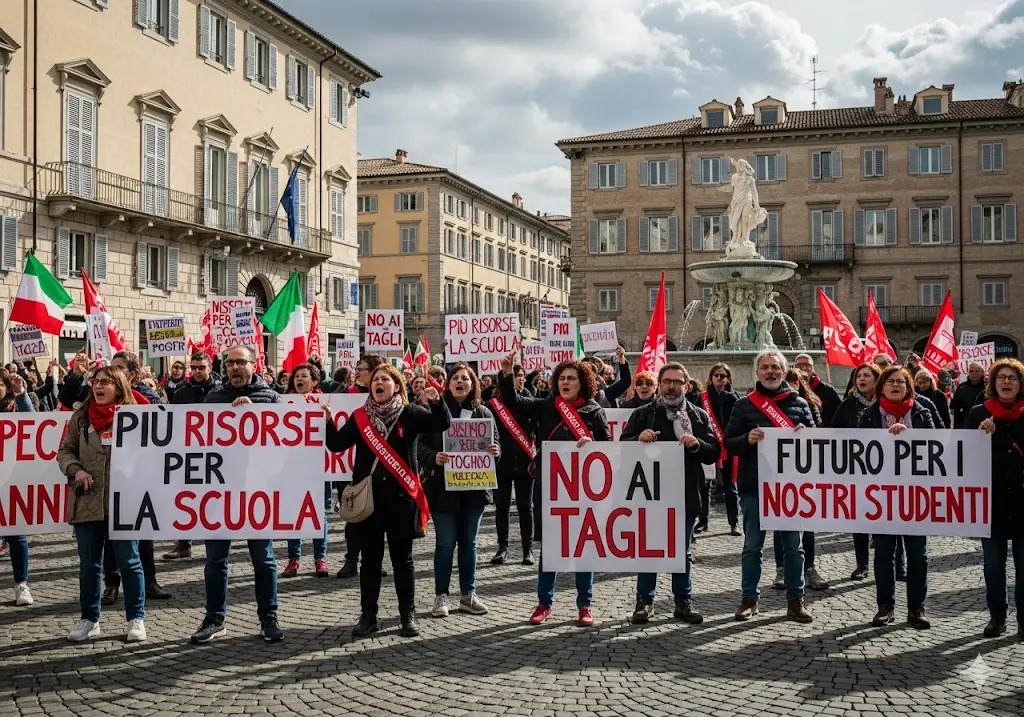 Docenti e ATA in protesta: flashmob in sei città contro stipendi bassi e precariato