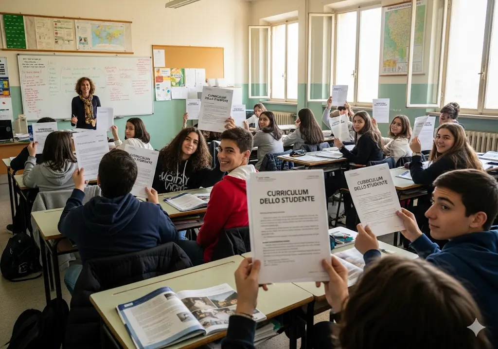 Curriculum dello studente in mano agli alunni