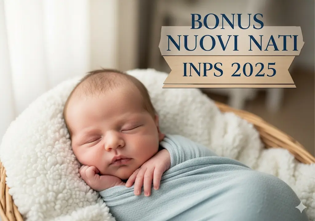 Bimbo la cui mamma ottiene il Bonus nuovi nati inps 2025