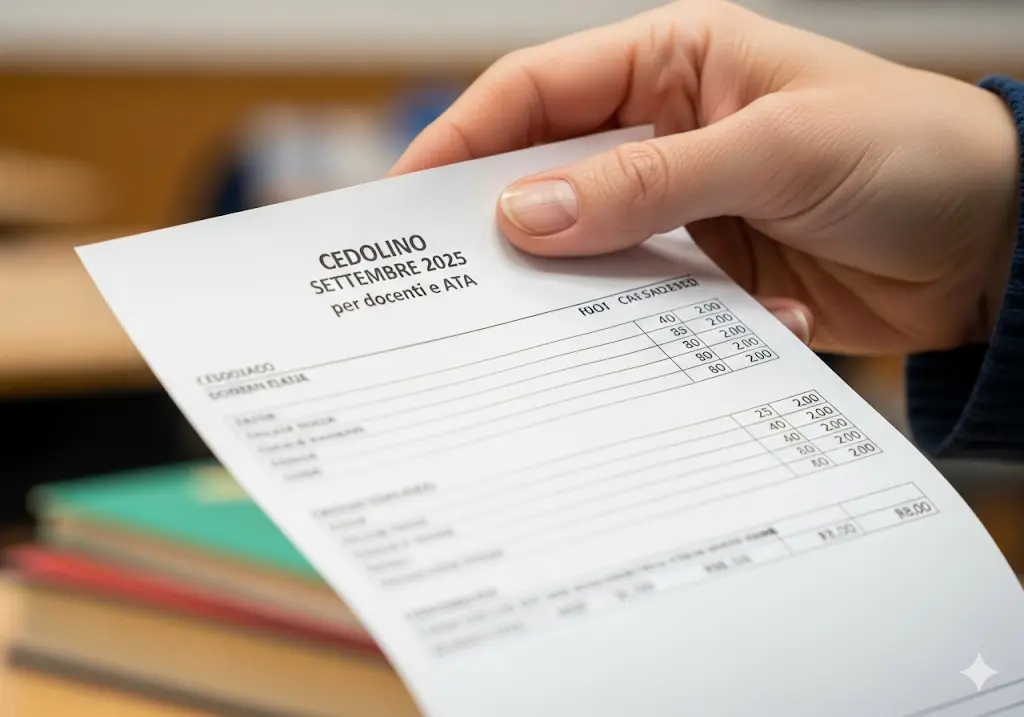 Cedolino Settembre 2025 per docenti e ATA: novità, bonus e arretrati