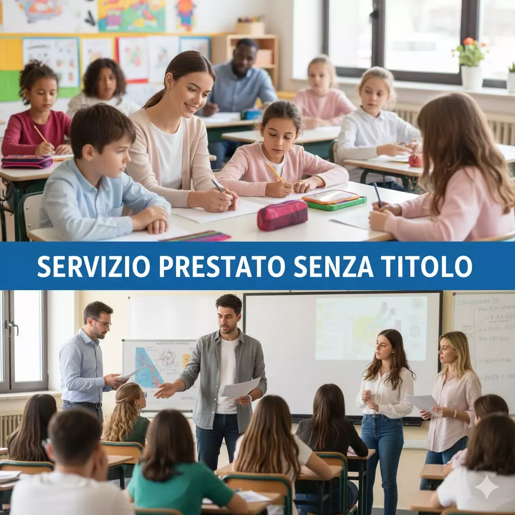 Il servizio senza titolo nel Concorso PNRR3: quando e come indicarlo