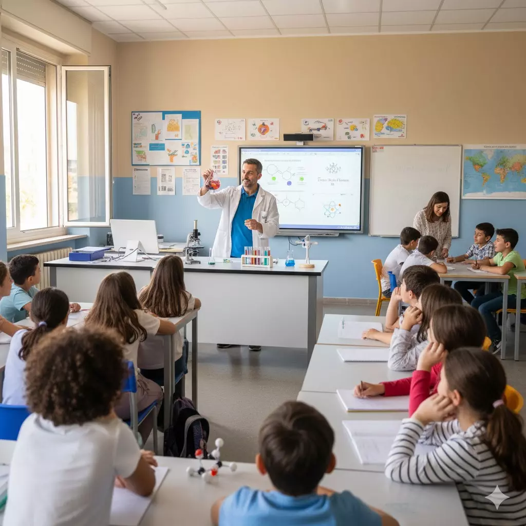 Consenso informato: lezione di scienze a scuola