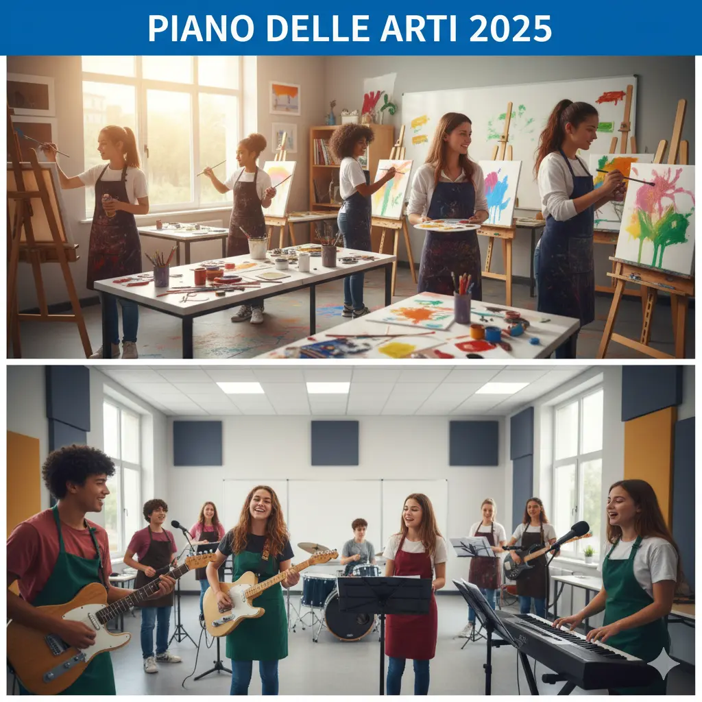 Piano delle Arti: studenti a scuola