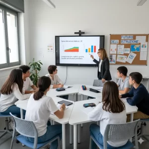 Calo Demografico a Scuola: una docente analizza in classe i dati della diminuzione di nascite e le ripercussioni sull'istruzione
