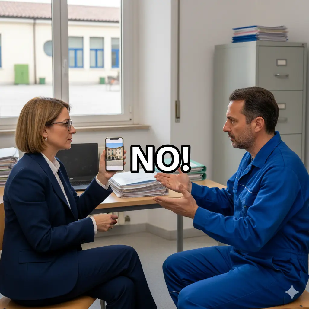 Collaboratore Scolastico Rifiuta il Servizio: la Sanzione del DS è Legittima