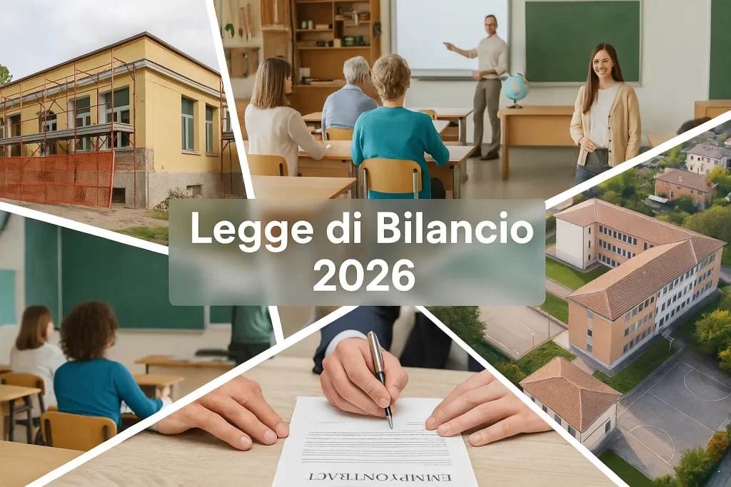 Legge di Bilancio 2026: Novità per Assunzioni, Edilizia e Innovazione nella Scuola