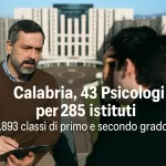 43 Psicologi per 285 istituti: il piano della Calabria per lo Psicologo a scuola