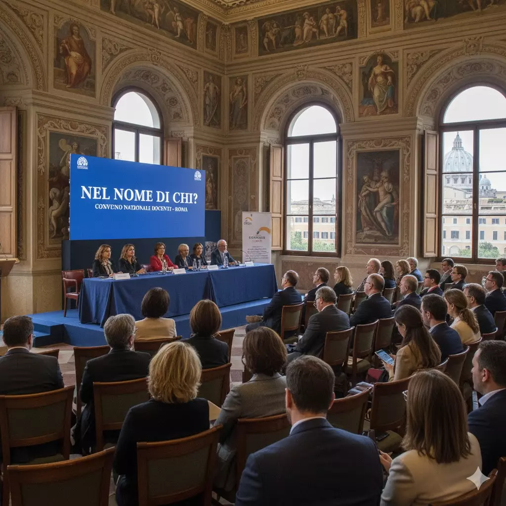 5 giorni per formazione docenti: insegnanti che partecipano ad un convegno