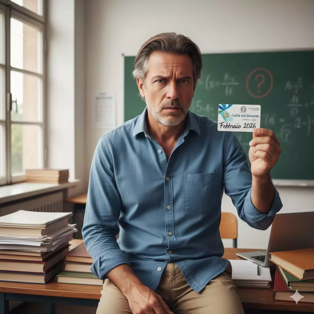 Carta del Docente a Febbraio: docente sconsolato