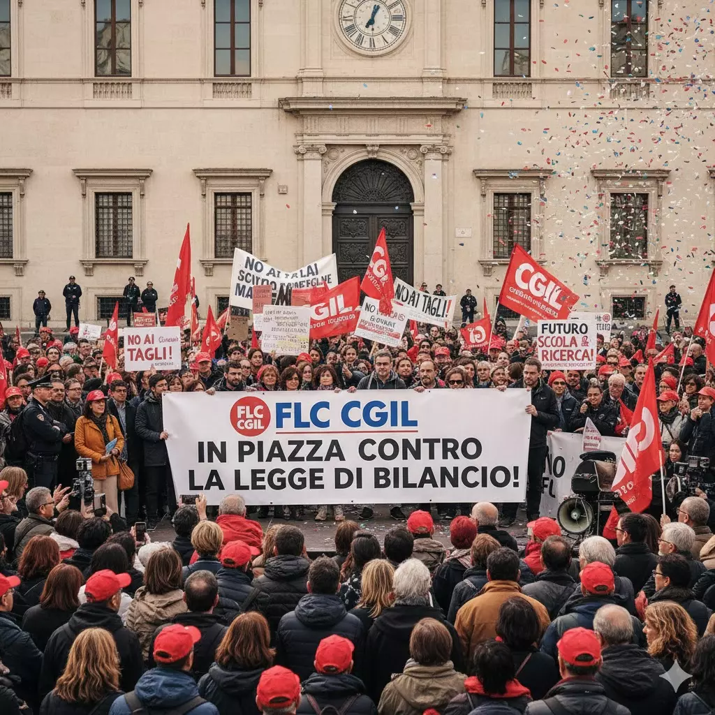 Precari del settore ricerca in piazza con la FLC CGIL