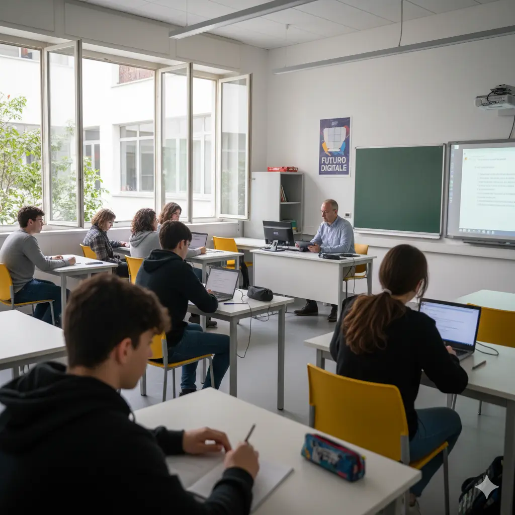 Manovra 2026: Bonus scuole paritarie. Alunni durante una lezione in classe.