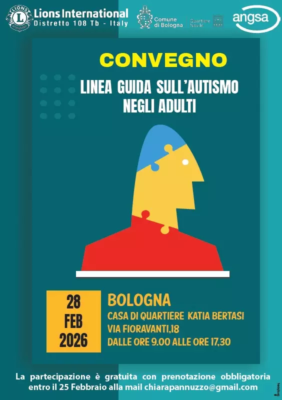 vita dell’adulto con Autismo: locandina dell'evento