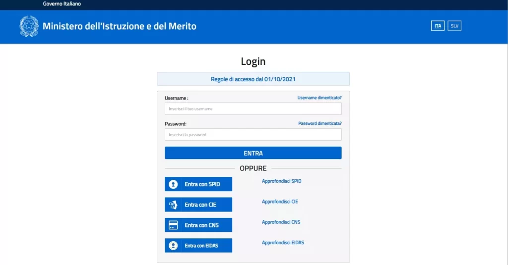 Proroga aggiornamento GPS 2026: la pagina di accesso a Istanze Online