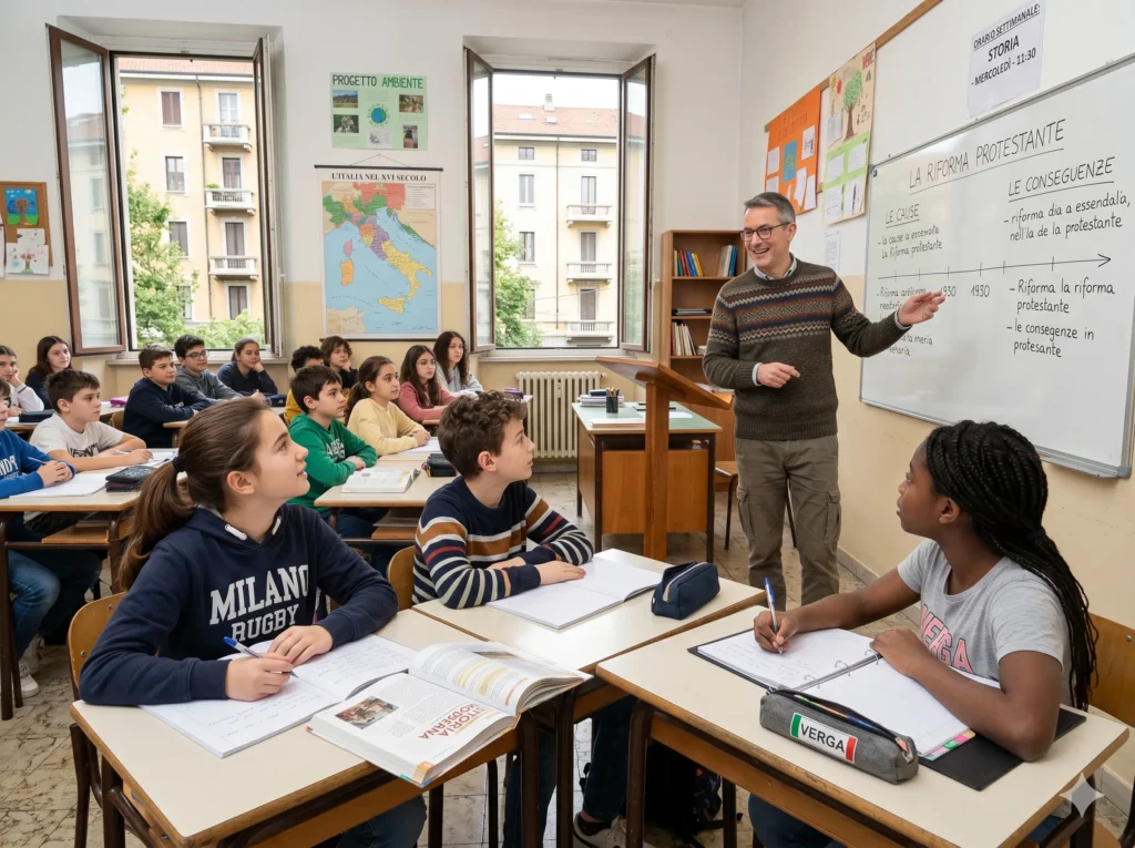 Elenchi regionali 2026: professore in classe durante una lezione
